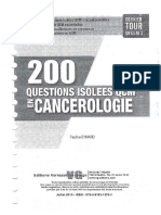 200 Questions Isolées en QCM-Cancérologie