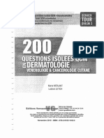 200 Questions Isolées en QCM-Dermatologie, Vénérologie, Cancérologie Cutanée