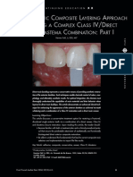 A Polycromatic Composite Layering Approach For Solving A Complex Class IV Direct Venner Diastema Combination Part 1