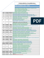 Calendario Academico 2018 2