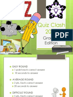 Grade 9 Quiz Clash Guide - 2019 Edition