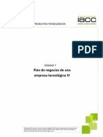 Semana 7 - Plan de Negocios de Una Empresa Tecnologica