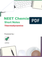 Thermodynamics concepts for NEET exam
