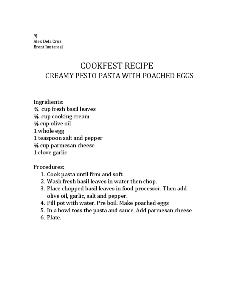 Cookie Recipe PDF