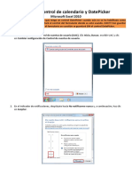 Habilitar Control DataPicker en Excel VBA