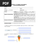 Prueba 1 La Tierra y Sus Cambios