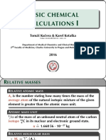 Chemistry Calculations 