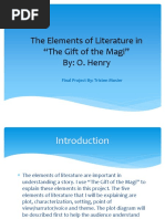 Elements of Literature in Gift of The Magi - Tristen Mosier