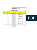 Class - 11th CPT Schedule