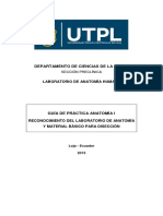 Guia Morfo I.1 Reconocimiento de Laboratorio de Anatomía y Material Básico para Disección