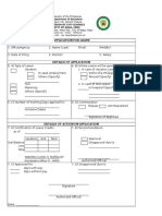 CS Form 6 - Application For Leave