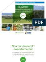 Plan de Desarrollo Departamental Guía Para La Incorporación Del Componente Rural Agropecuario