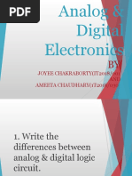 Analog & Digital Electronics