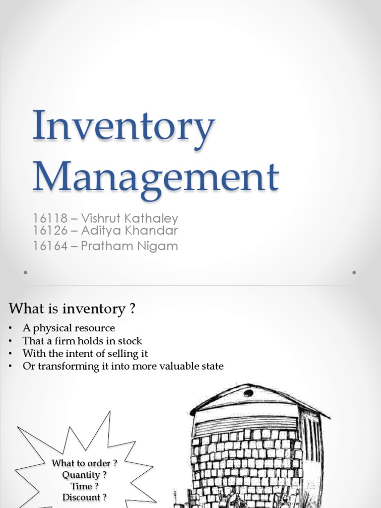 Comprehensive Guide to Inventory Management | PDF | Inventory | Demand