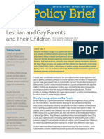Lesbian and Gay Parents and Their Children: Policy Brief