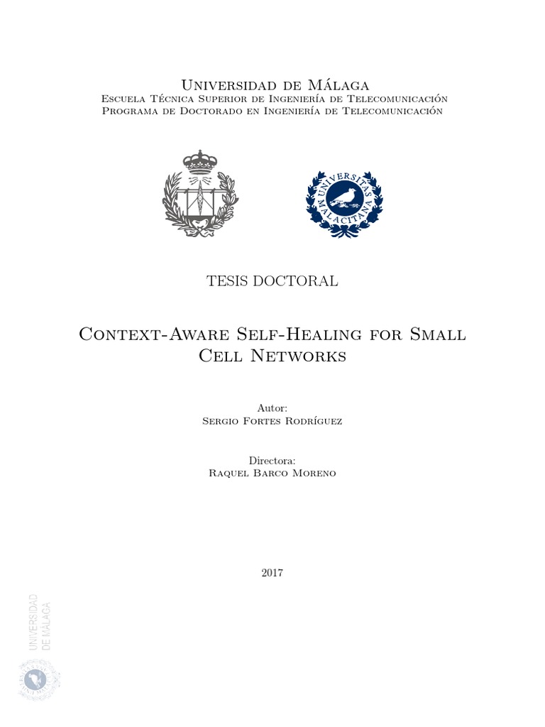 Context-Aware Self-Healing For Small PHD | PDF | Comunicación ...