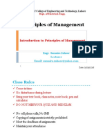 Introduction To Principles of Management