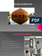 Vernacular Architecture: Lecture - 1