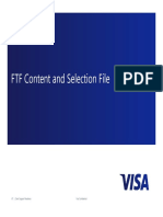 File Transfer Format (FTF) and Selection File