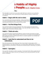 The Seven Habits of Highly Effective People: Habit 1 - Be Proactive