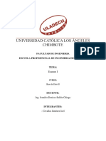 Facultad de Ingenieria Escuela Profesinonal de Ingenieria de Sistemas