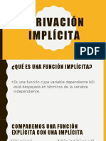 Derivación Implícita