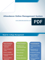 Attendance Online Management System