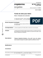 NF EN 13263-2 - Fumee de Silice Pour Beton Octobre 2005 PDF