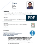 Adam Mujtaba CV PDF
