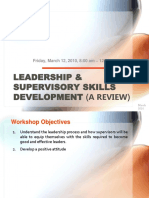 Leadership & Supervisory Skills Development