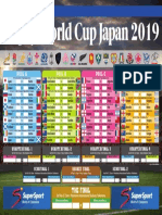 2019 Rugby World Cup fixtures