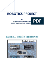 Robotics Project: BY, R.Lakshmi Nithyasree (Vii A) Bharathi Vidyalaya SR Sec School