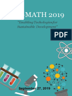Sci-Math 2019: "Enablingtechologiesfor Sustainable Development"
