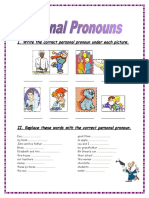 Personal Pronouns 2 Pages