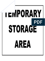 Temporary Storage Area