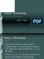 2.3. History - Anthropology