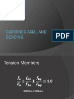 Combined Axial and Bending