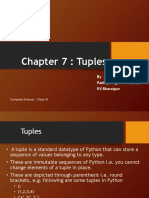 Chapter-8 Tuples PDF