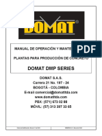 Manuales DMP. Parte 1. Operación y Mantenimiento. Julio 2015.