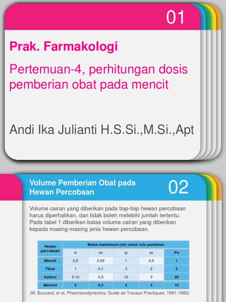 Fkl I P 4 Prak Perhitungan Konversi Dosis Pada Hewan Uji