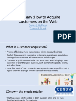 How To Acquire Customers On The Web