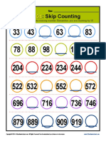 Skip Counting: Fill in The Blank With The Missing Number. Remember, You Are Counting by 10