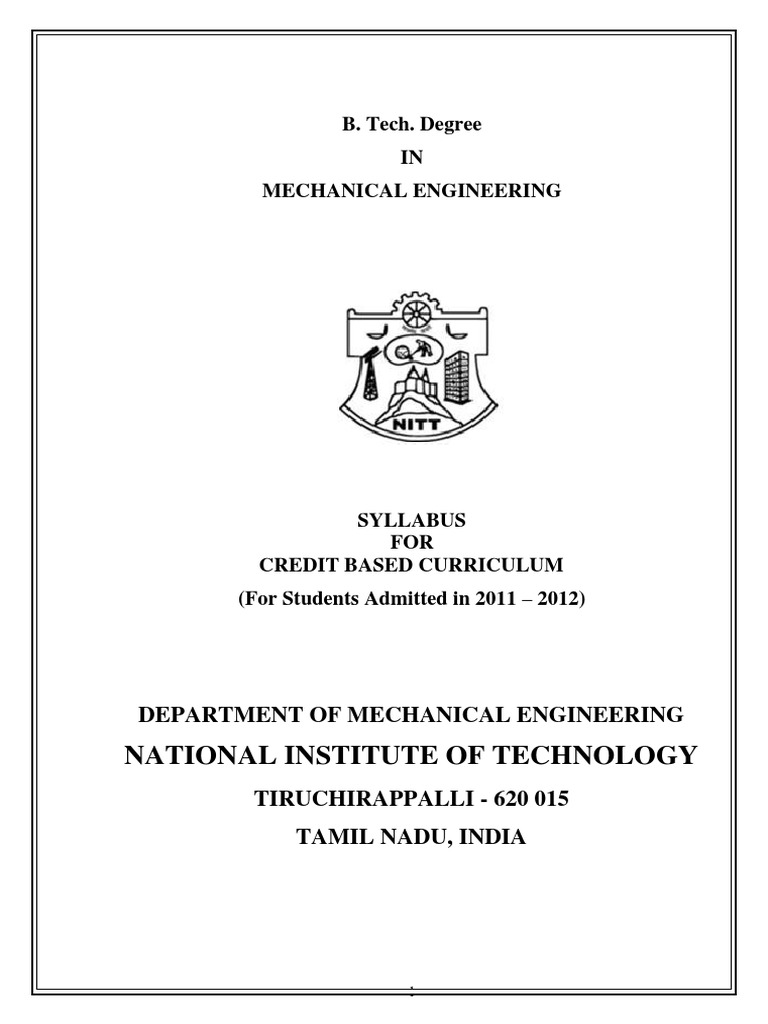 B.Tech Mechanical Engineering Syllabus | PDF | Fluid Dynamics | Entropy