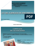 Ley Del Ejercicio de Enfermeria