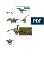 7 Dinosaurios Tipos