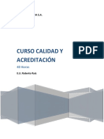 Curso Calidad y Acreditación PDF