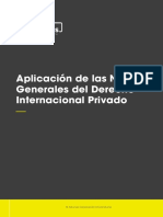 5 Aplicacion de Las Normas Generales Del Derecho Internacional Privado