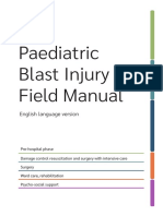 Paediatric Blast Injury Field Manual: English Language Version