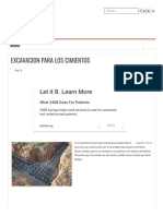 Excavacion Para Los Cimientos