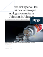 Cómo Johnson & Johnson superó la crisis de reputación del Tylenol con cianuro en 1982